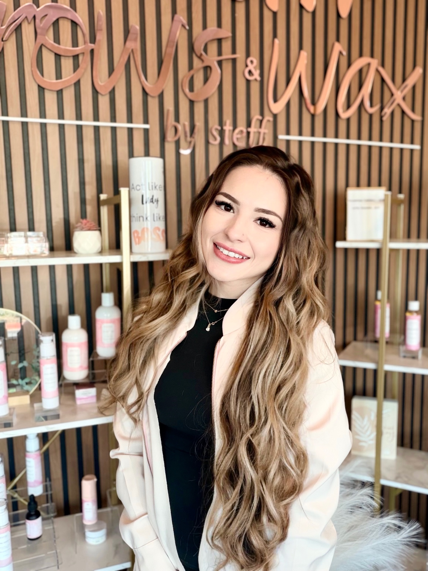 Steff, founder of Beauty & Brows by Steff